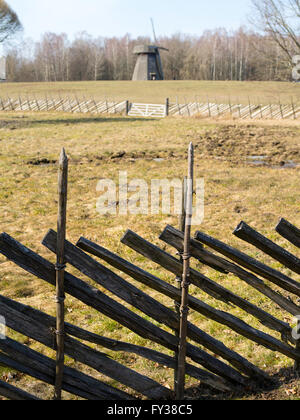 Rumšiškės ist ein litauischer Heritage Park in der Nähe von Kaunas. Stockfoto