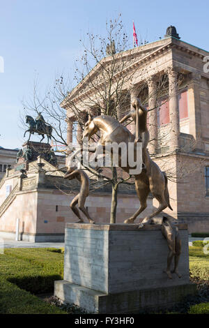 Die alte national Galerie Berlin Deutschland Stockfoto