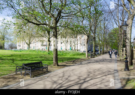 de Montfort Square, New Walk, Leicester Stockfoto