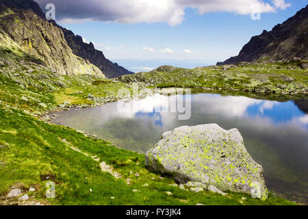 Mountain lake, High Tatras, Slovakia Stockfoto