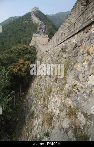 Great Wall Of China - Abschnitt am Juyongguan, in der Nähe von Beijing Stockfoto