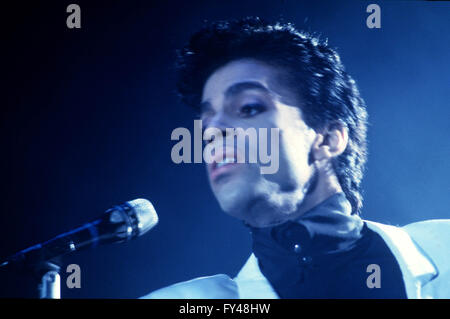 Prince Rogers Nelson: Der U.S.-Amerikanische Musiker, Saenger, Komponist, Musikproduzent Und Songwriter in 80er Jahren Leben in Hamburg. /Picture Allianz Stockfoto