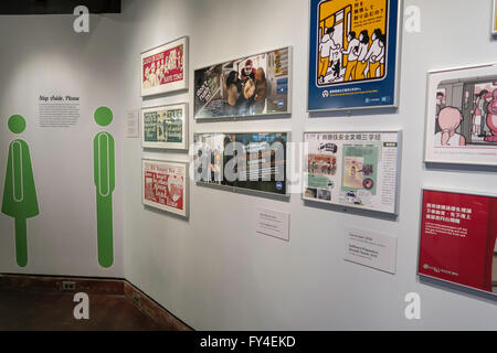 Transit-Etikette-Ausstellung im Grand Central Terminal, New York City, USA Stockfoto