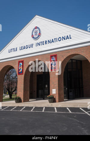 Little League Baseball und Softball internationaler Hauptsitz, Williamsport, Pennsylvania, USA Stockfoto