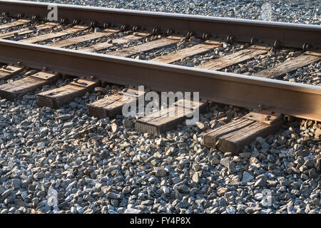 Eisenbahnschienen, USA Stockfoto