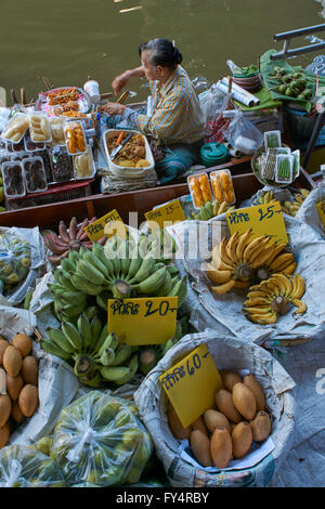 Damnoen Saduak Floating Market, Bangkok, Thailand Stockfoto