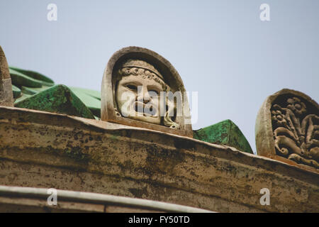 Dianas Tempel Details in der Villa Borghese Stockfoto