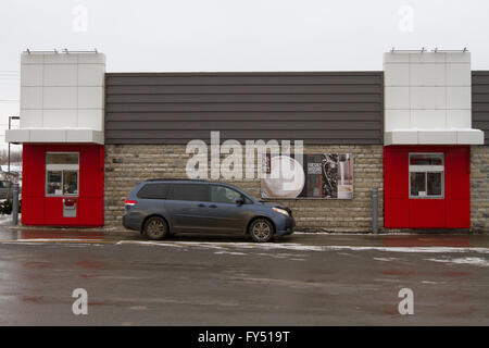 McDonald's Restaurant in Kingston, Ontario, auf Montag, 25. Januar 2016. Stockfoto