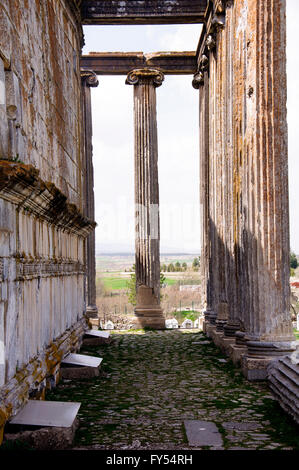 Zeus-Tempel, Aizanoi, Cavdarhisar, Kütahya, Türkei Stockfoto