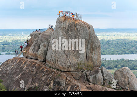 Aradhana Gala Rock, Mihintale, Sri Lanka Stockfoto