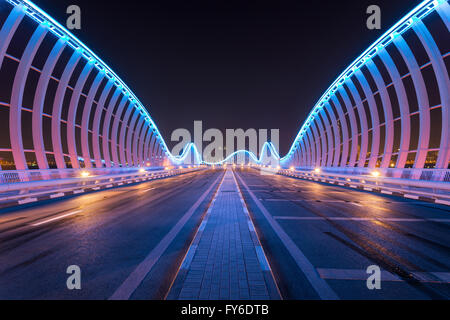 Meydan-Brücke in Dubai Stockfoto