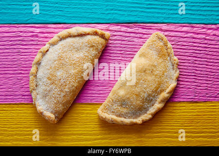 Mexikanische Cajeta Karamell Patty Kuchen mit Zucker aus Mexiko Stockfoto