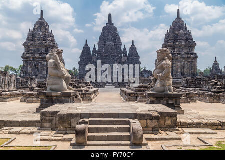 Candi Sewu, Teil der Hindutempel von Prambanan, Indonesien Stockfoto