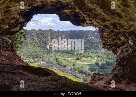 Cueva Ventana - Fenster Höhle in Puerto Rico Stockfoto