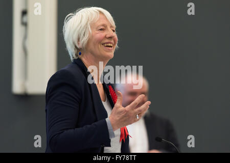 Jenny Rathbone Arbeit bin für Cardiff zentrale an der National Assembly for Wales. Stockfoto