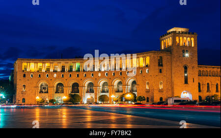 Eurasien, Kaukasus, Armenien, Yerevan, Platz der Republik, Ministerium für auswärtige Angelegenheiten Stockfoto