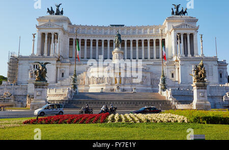 Vittorio Emanuele Monument, Piazza Venezia, Rom, Latium, Italien, Europa Stockfoto