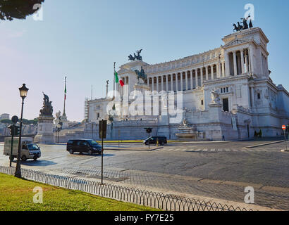 Vittorio Emanuele Monument, Piazza Venezia, Rom, Latium, Italien, Europa Stockfoto