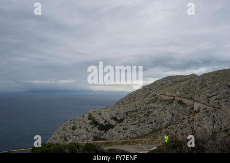 Klippen in Formentor, Region nördlich von der Insel Mallorca in Spanien Stockfoto