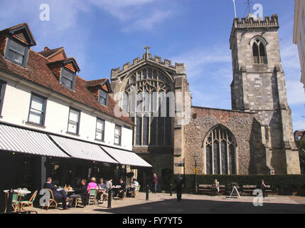 St Thomas quadratische Salisbury Wiltshire Stockfoto