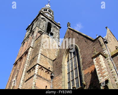 Die St.-Jans-Kirche (St.-Lage) aus dem 13. Jahrhundert in der Stadt Groningen. Die Niederlande Stockfoto