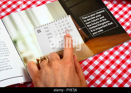 Regierung pro europäische Merkblatt Stockfoto