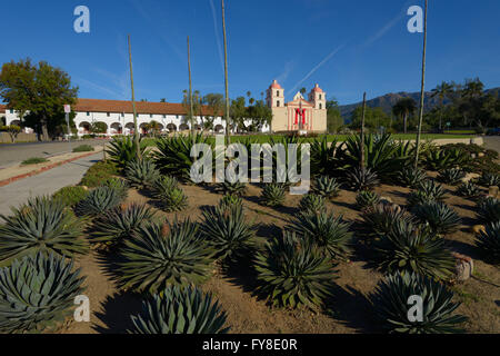 Die historische Mission wurde 1786 in Santa Barbara CA gegründet Stockfoto