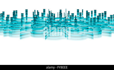 Abstrakte Fraktal Illustration für moderne kreatives design Stockfoto