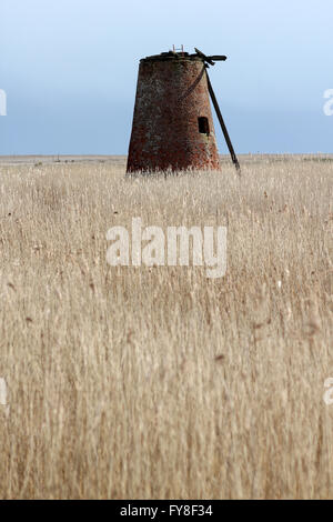 pumpende Windmühle Dingle Sümpfe, Walberswick, Suffolk Stockfoto