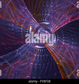 Abstrakte Fraktal Illustration für moderne kreatives design Stockfoto