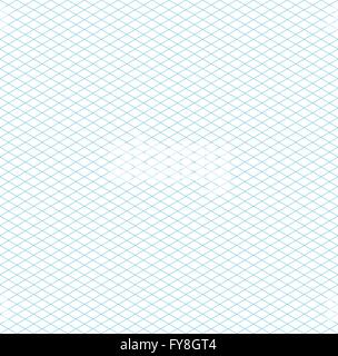 Leere nahtlose isometrische Raster, Vektor-Illustration, EPS 10 Stock Vektor