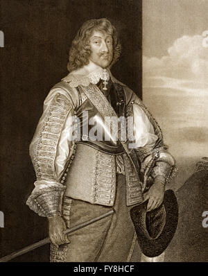 Henry Rich, 1. Graf von Holland, The Lord Kensington, 1590-1649, ein englischer Höfling, peer und Soldat Stockfoto