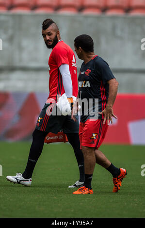 MANAUS, bin - 23/04/2016: TRAINING FLAMINGO - Alex Wall für Flamengo Training, gehalten in der Arena da Amaz? Nia. (Foto: Bruno Zanardo / FotoArena) Stockfoto