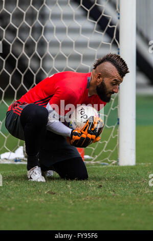 MANAUS, bin - 23/04/2016: TRAINING FLAMINGO - Alex Wall für Flamengo Training, gehalten in der Arena da Amaz? Nia. (Foto: Bruno Zanardo / FotoArena) Stockfoto