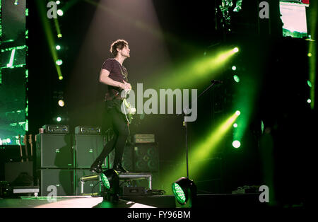 Manchester, UK. 23. April 2016. Australiens 5 Sekunden des Sommers führen in der Manchester Arena 23.04.2016 Credit: Gary Mather/Alamy Live News Stockfoto