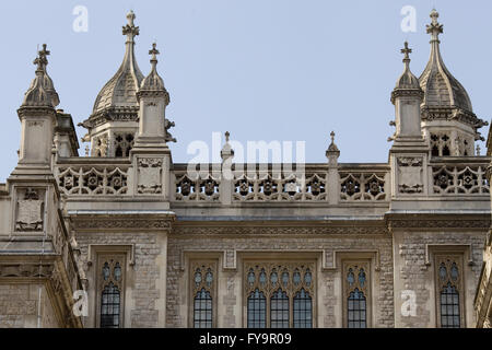 Fassade in der Maughan Library am Kings College Stockfoto