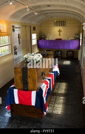 Vereinigtes Königreich, East Sussex, Bodiam, Kent & East Sussex Railway, Edith Cavell van verwendet, um ihren Körper im Jahre 1919 nach Hause tragen Stockfoto