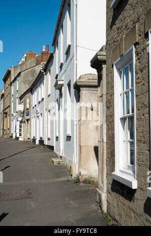 Bridport, einer kleinen Stadt in Dorset England UK Häuser Stockfoto