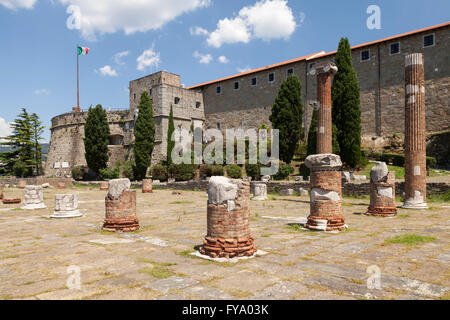 Castel San Giusto, Triest, Friaul-Julisch Venetien, Italien Stockfoto