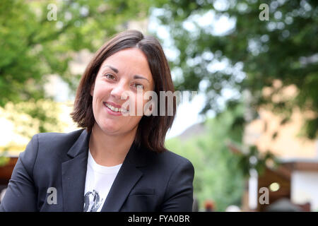 Schottische Labour-Chef Kezia Dugdale beim Edinburgh Festival Stockfoto