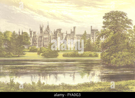 ALTON TOWERS, Cheadle, Staffordshire (Earl of Shrewsbury und Talbot), 1890 Stockfoto