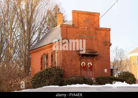 Old Town Office, alte Deerfield, Massachusetts, USA, Nordamerika Stockfoto