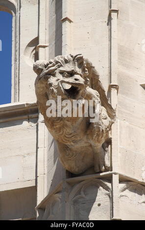 Wasserspeier am La Lonja-Denkmal in Palma De Mallorca, Spanien Stockfoto