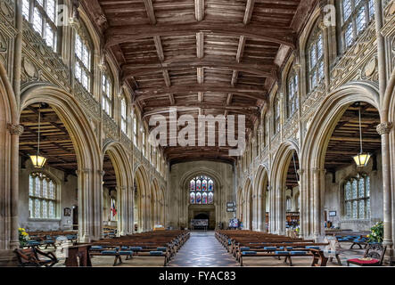 In St. Peter und St. Paul Kirche, Lavenham, Suffolk, England. Stockfoto