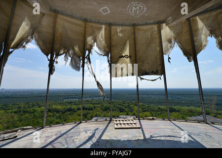 Abhoerstation, Teufelsberg, Grunewald, Berlin, Deutschland Stockfoto