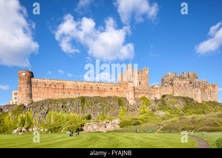 Bamburgh Castle in Northumberland, England, UK Stockfoto