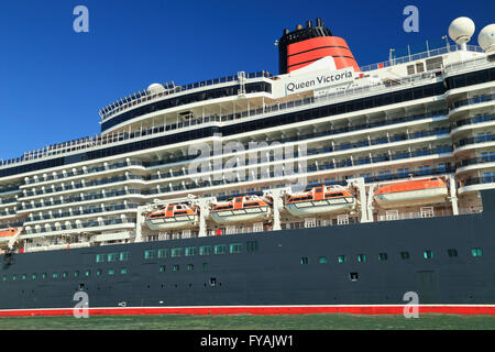 Kreuzfahrtschiff MS Queen Victoria (Cunard Line), IMO 9320556 Stockfoto