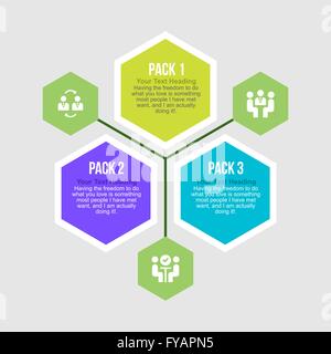 Infografiken Design Template Stock Vektor