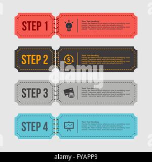 Infografiken Design Template Stock Vektor