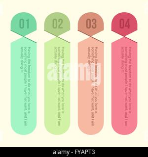 Kreative Infografiken Tag Design Vorlage Stock Vektor